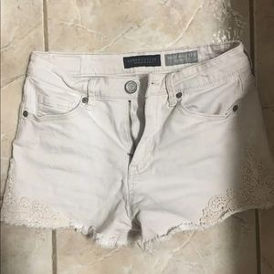 Aeropostale Denim Shorts w/ Lace